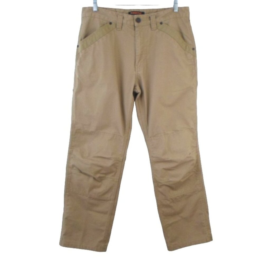 Ridgecut Toughwear Tan Ultra Ripstop Canvas Relaxed Fit Work Pants sz 35 x 30